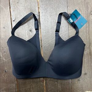 Tommy John Black Wireless Bra. Size 36DD. NWT